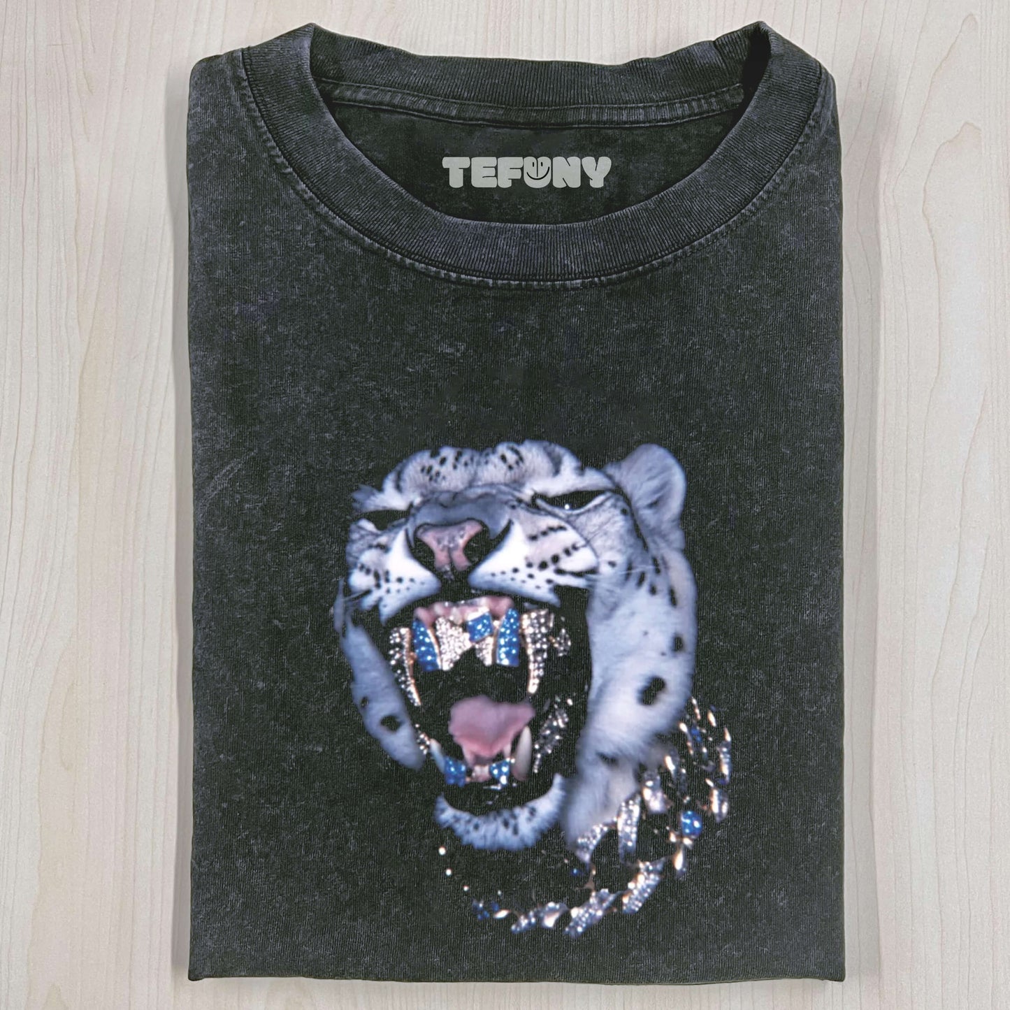 RETRO STREET STYLE & LEOPARD T-SHIRT
