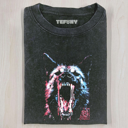 RETRO STREET STYLE & WOLF TEE