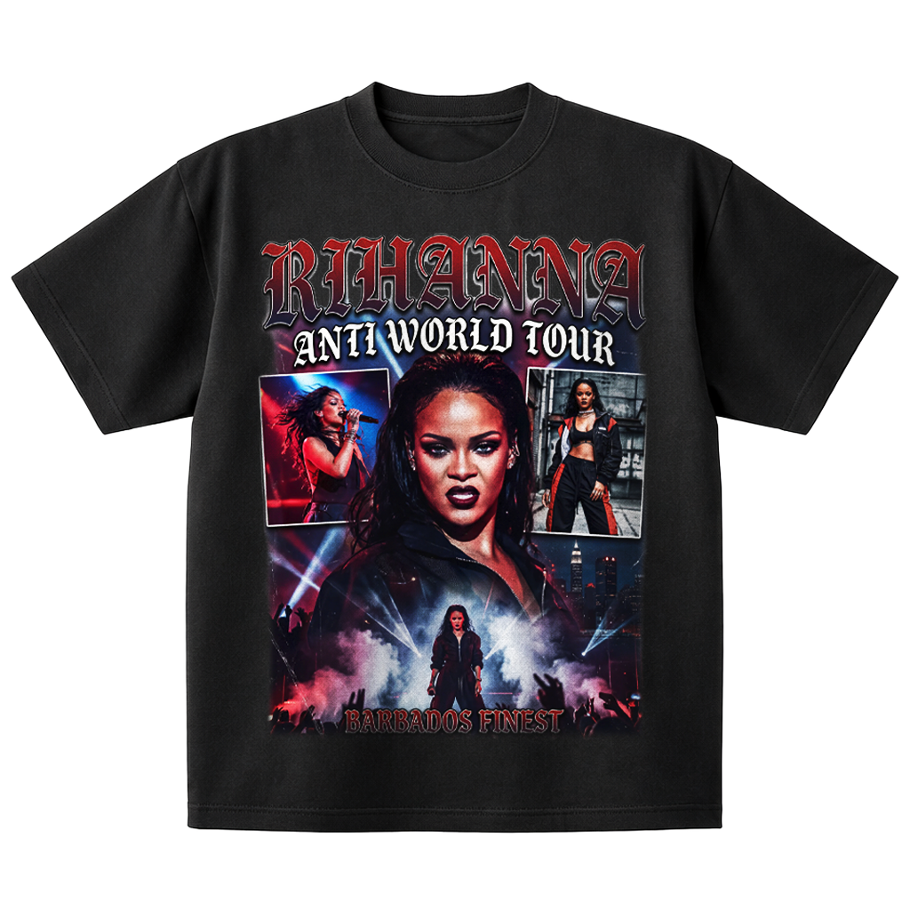 T-shirt imprimé Rihanna Anti World Tour