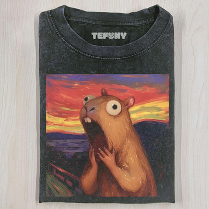 SCREECHING GROUNDHOG T-THIRT
