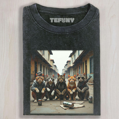 STREET CAT GANG TEE & SWEAT & HOOD