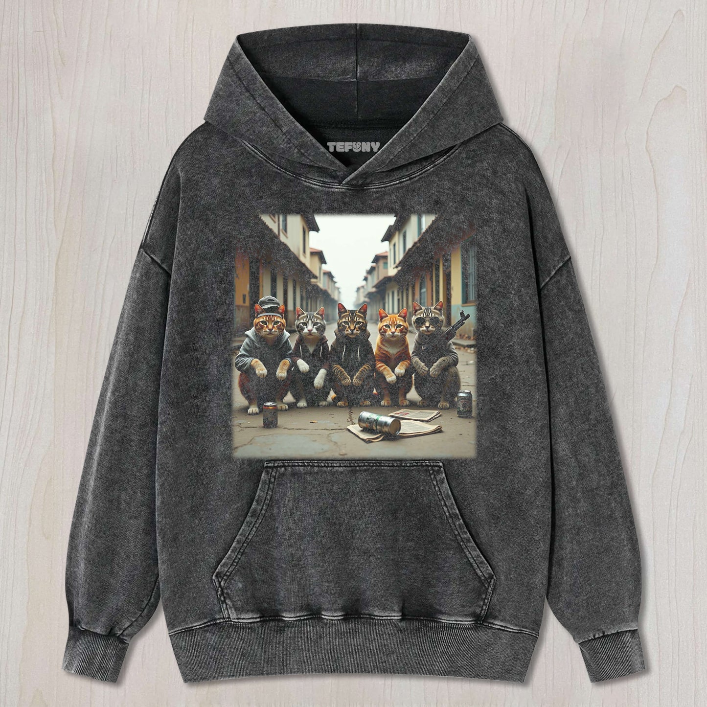 STREET CAT GANG TEE & SWEAT & HOOD