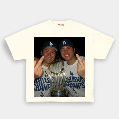Shohei Ohtani & Yoshinobu Yamamoto Champion Tee