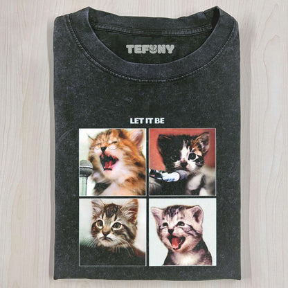 THE BEATLES CAT TEE
