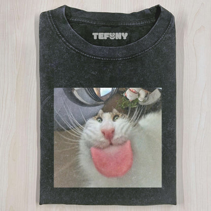 WACKY CAT BE T-SHIRT