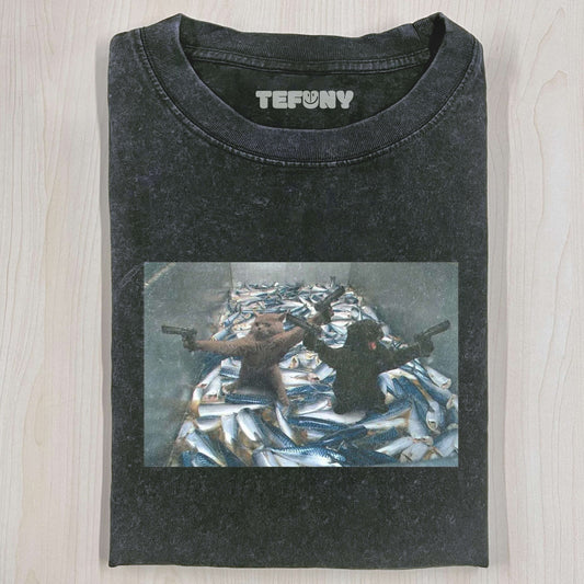 WACKY CAT T-SHIRT