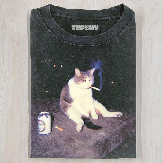 WACKY CAT T-SHIRT V10