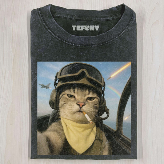 WACKY CAT T-SHIRT V16