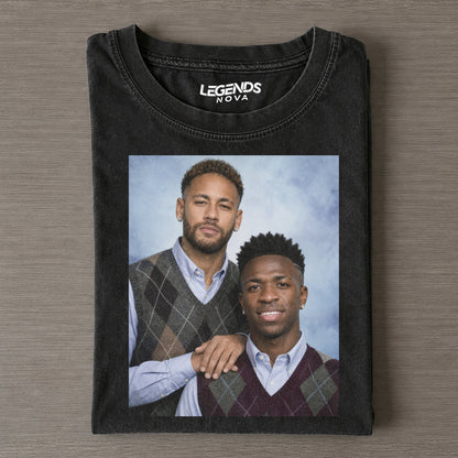 Neymar & Vinícius Júnior Vintage T-shirt