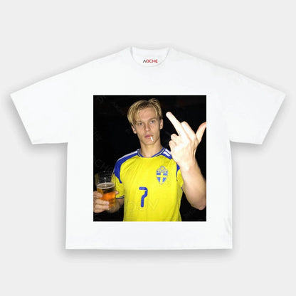 T-shirt style football Suède 5