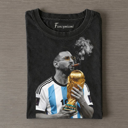 SOUTH AMERICA FOOTBALL GLORY MOMENT VINTAGE TEE