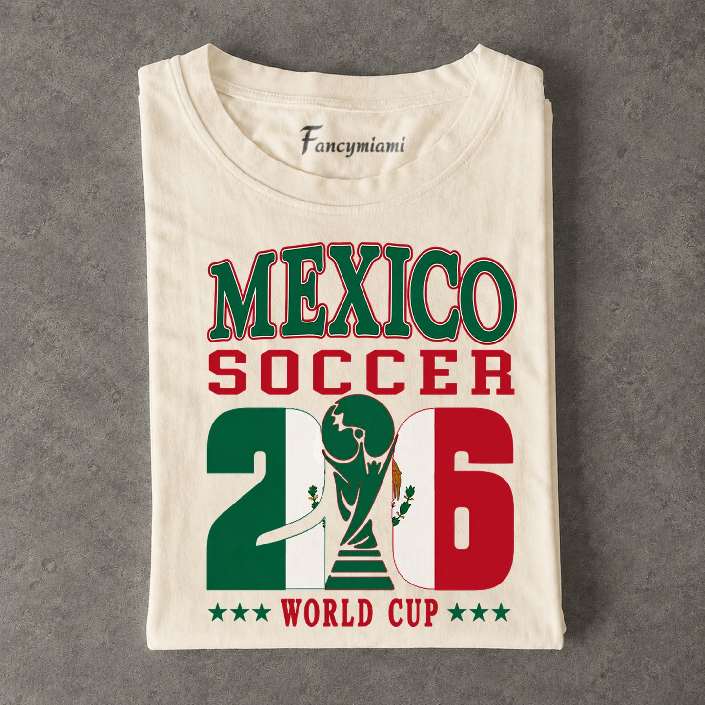 NATIONAL SOCCER VINTAGE VERWASCHENES GRAFIK-T-SHIRT