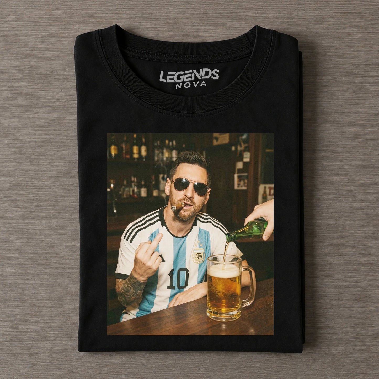 Argentina Messi Funny Vintage Tee