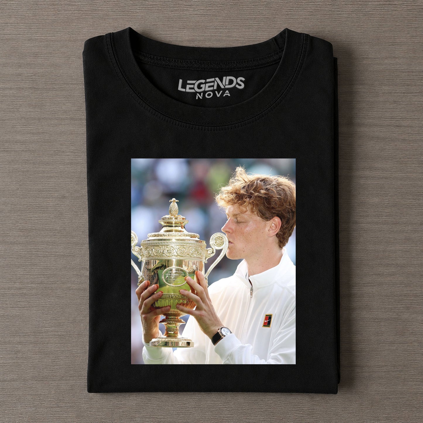 Wimbledon 2026 Men's Singles Champion Italy Jannik Sinner T-shirt