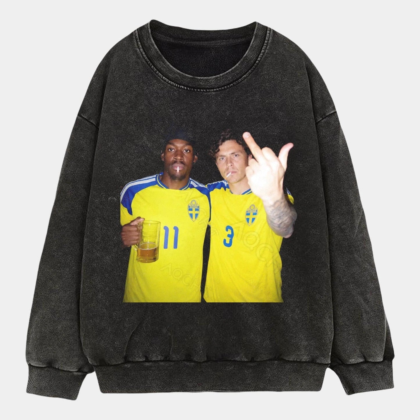 Sweden Football Style Tee 3.1