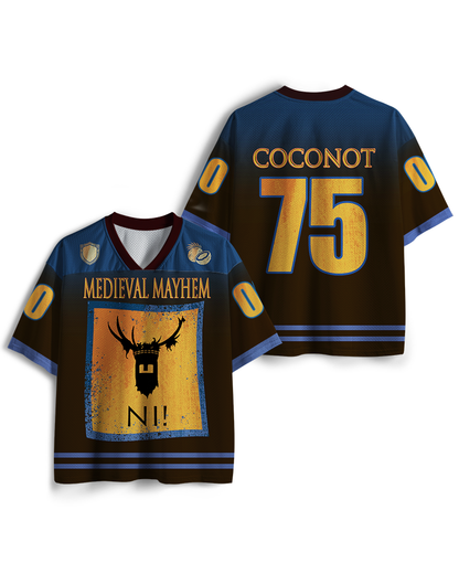TheRetroTee Ni! Maillot en mesh années 70