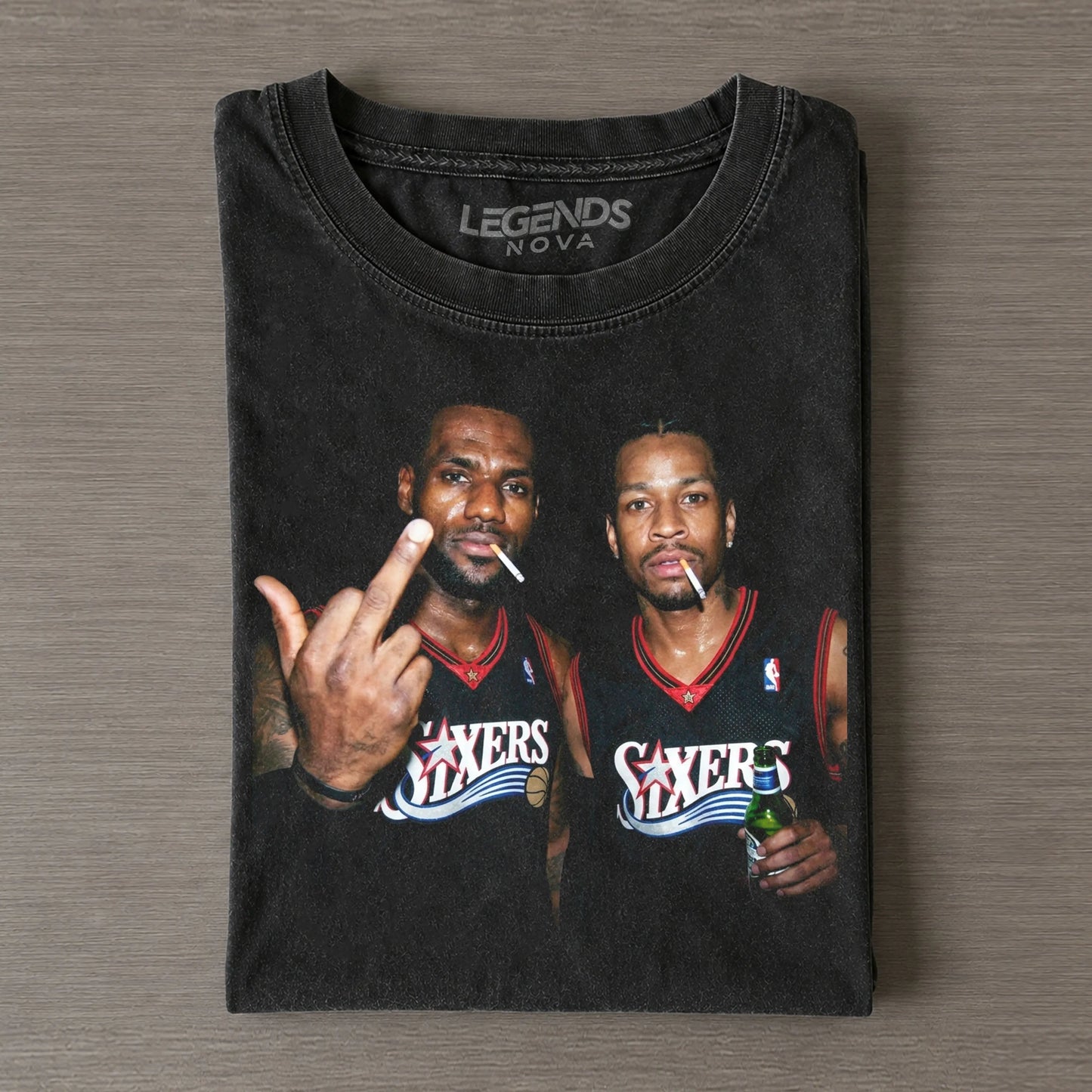 LeBron James & Allen Iverson Funny Tee
