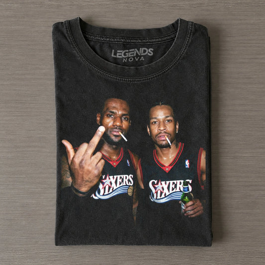 LeBron James & Allen Iverson Funny Tee
