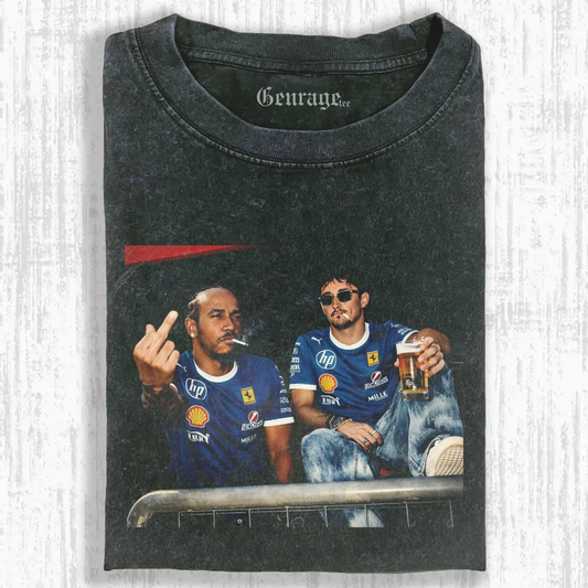 F1 Lewis Hamilton & Charles Leclerc T-shirt