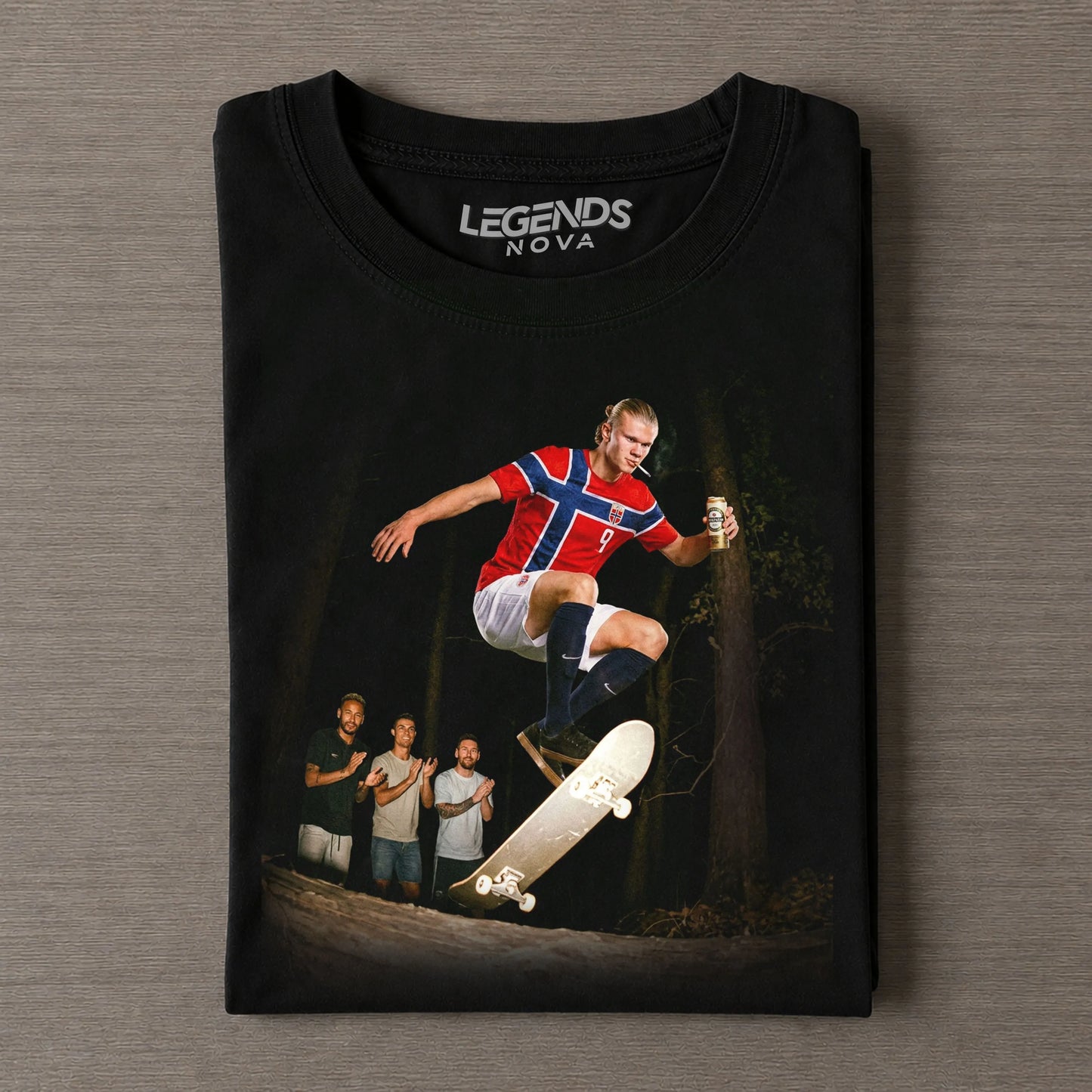 Erling Haaland Norway Funny Vintage T-Shirt