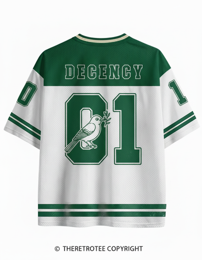 TheRetroTee Radicalized By Basic Decency Mesh Jersey