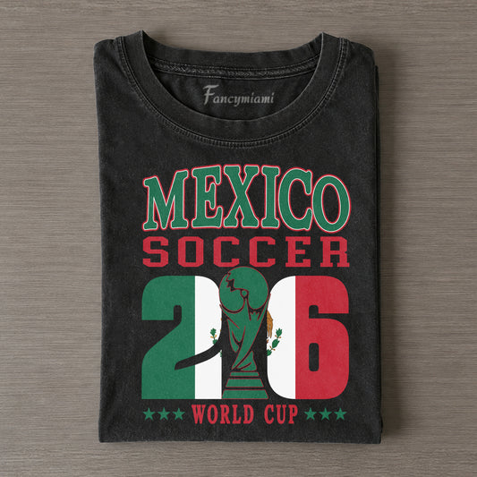 NATIONAL SOCCER VINTAGE FADED GRAPHIC TEE
