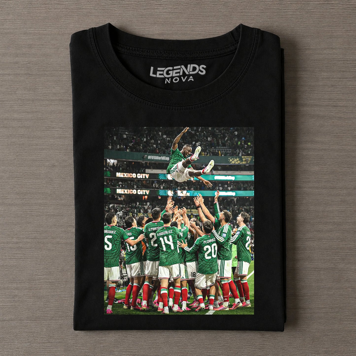 2026 World Cup Mexico Team Honor Julián Quiñones T-Shirt
