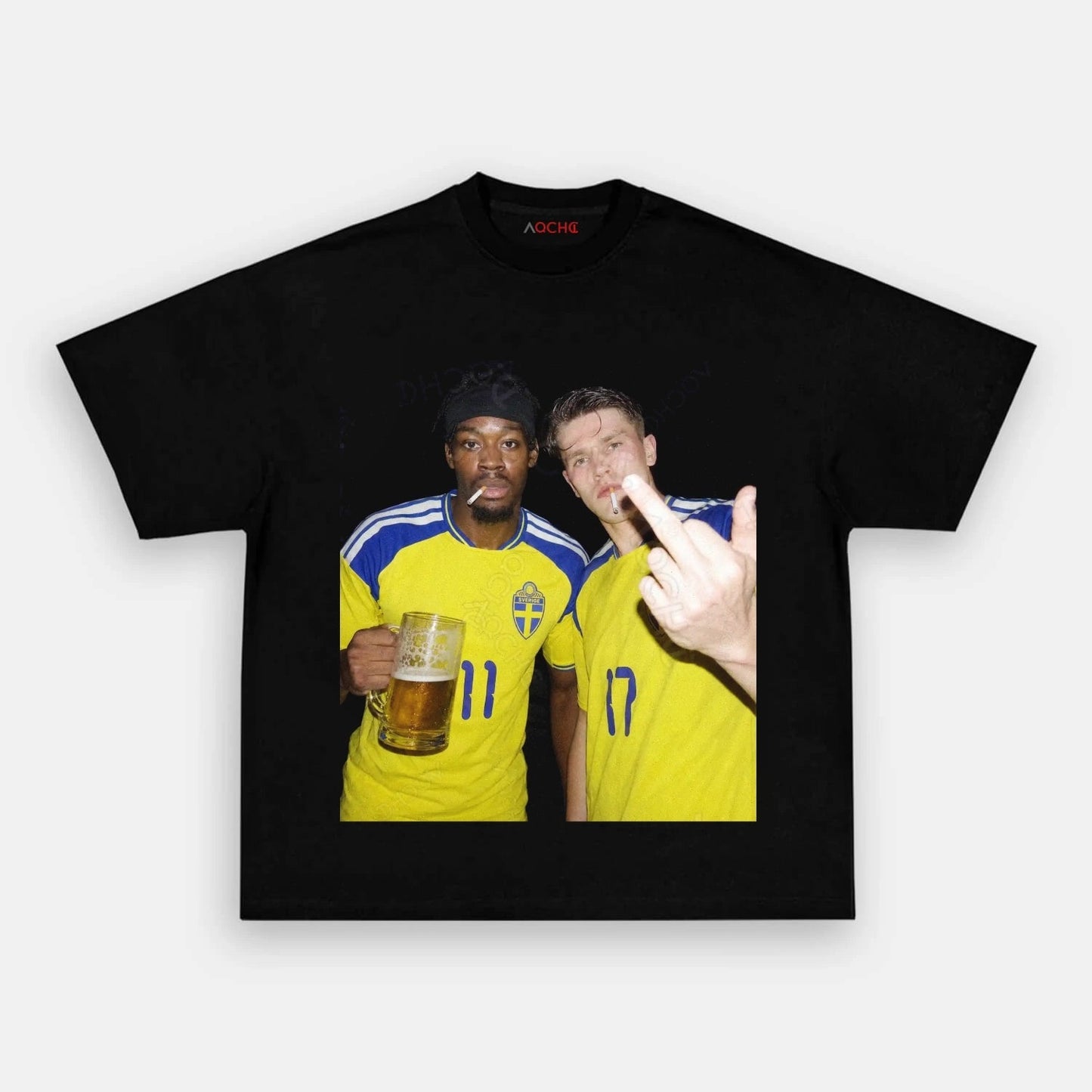 Sweden Football Style Tee 3.5