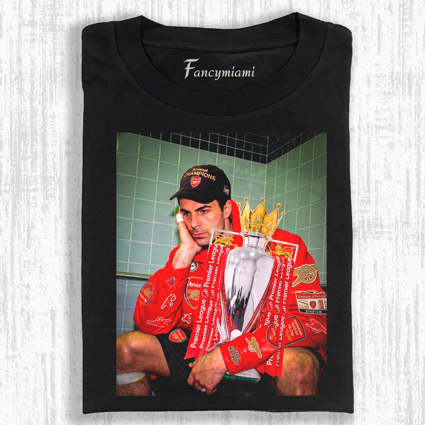 VINTAGE FOOTBALL CHAMP TEAM DISTRESSED TEE