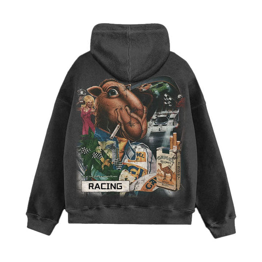 Sweat à capuche Camel Fever