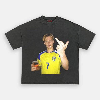 T-shirt style football Suède 5