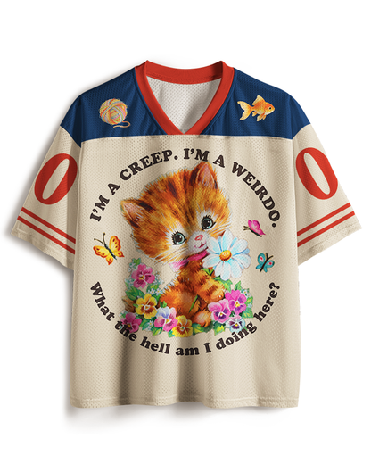 TheRetroTee I'm a Creep 1990s Mesh Jersey