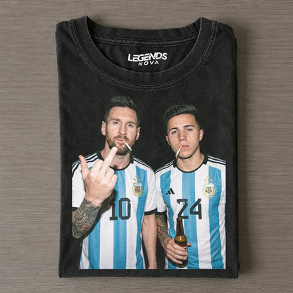 Lionel Messi & Enzo Fernaandez Tee