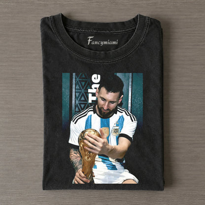 SOUTH AMERICA FOOTBALL GLORY MOMENT VINTAGE TEE