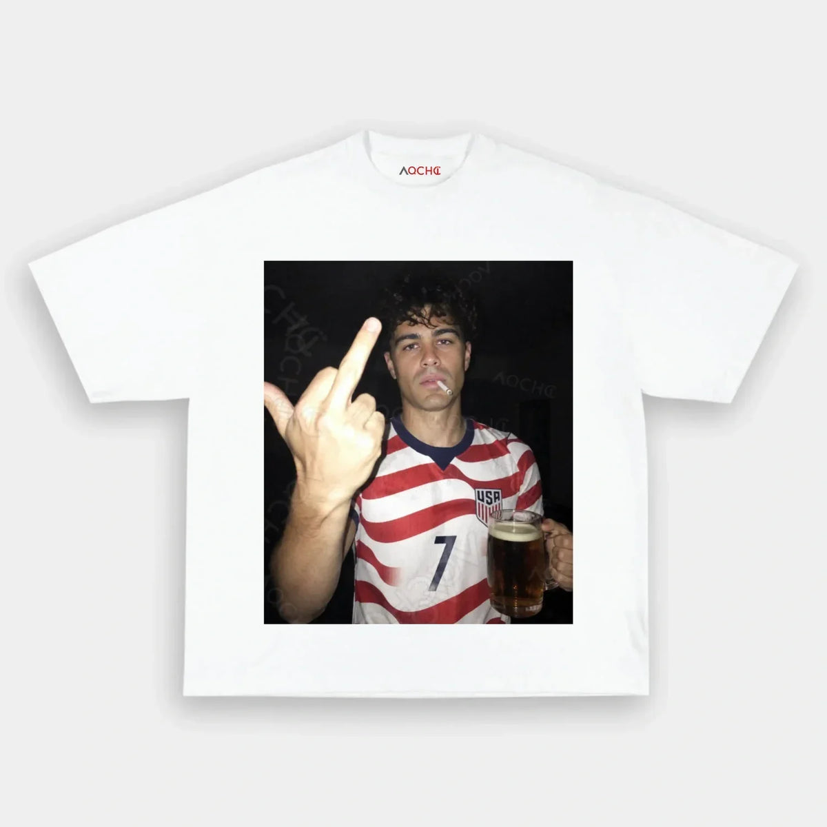 T-shirt style soccer américain 2
