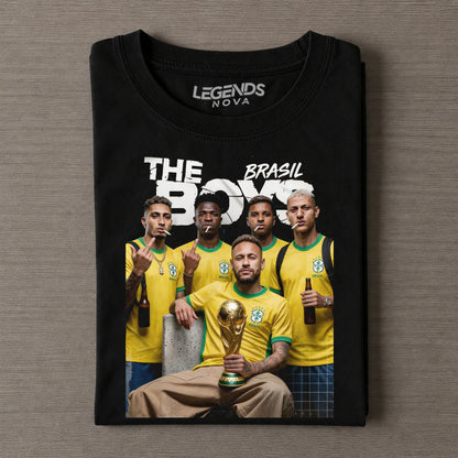 Brasil The Boys Football Print T-Shirt