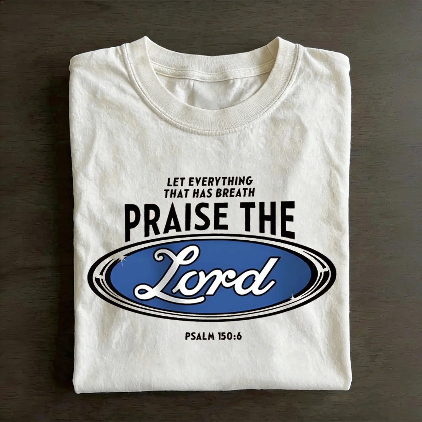 Praise The Lord Christian Washed T-Shirt