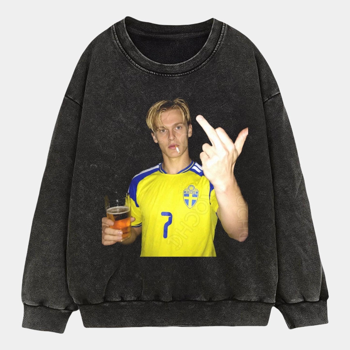 T-shirt style football Suède 5