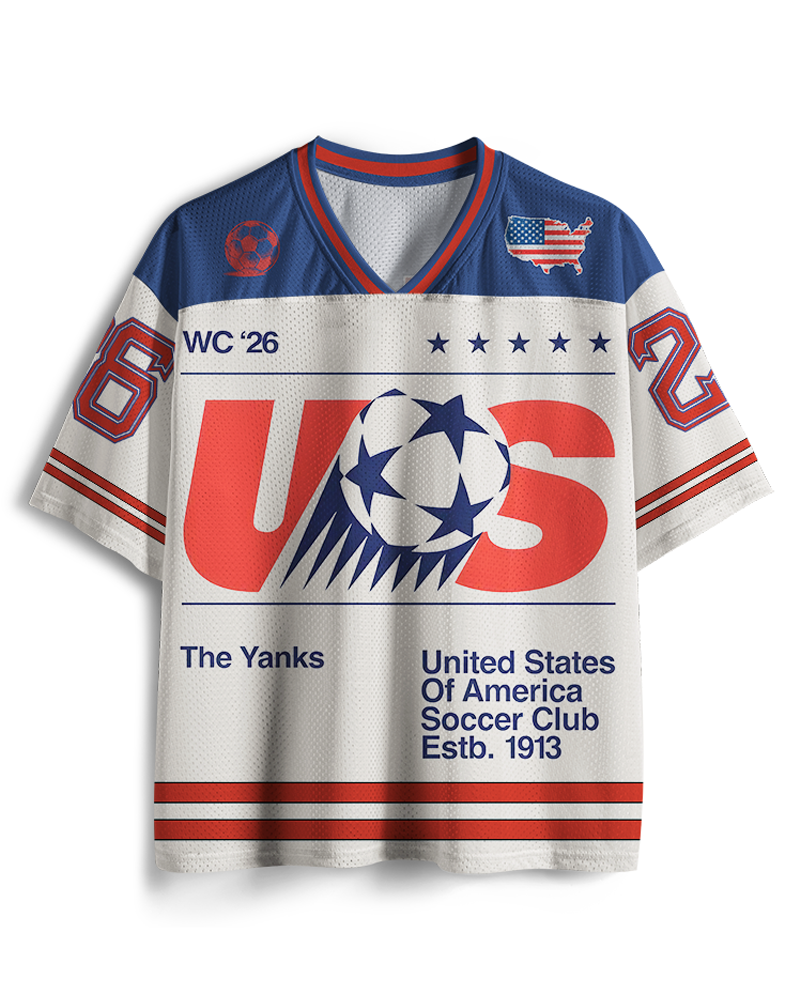TheRetroTee 1913 United States Fan 1990s Mesh Jersey