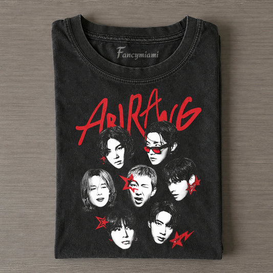 RETRO K‐POP FAN ART GRAPHIC TEE