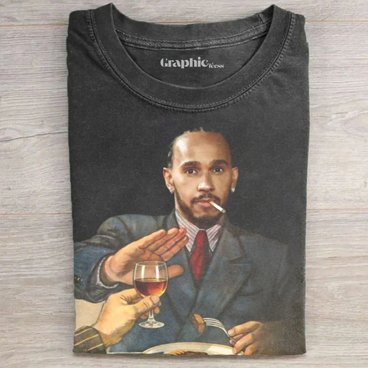 НЕТ ! Lewis Hamilton F1 Funny T-shirt