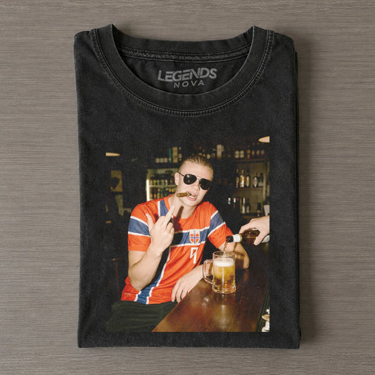 Erling Haaland Norway Funny Vintage T-Shirt