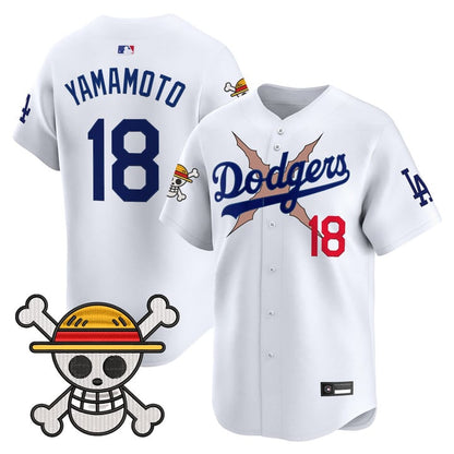 Los Angeles Dodgers x One Piece Vapor Premier Limited Jersey - Stitched