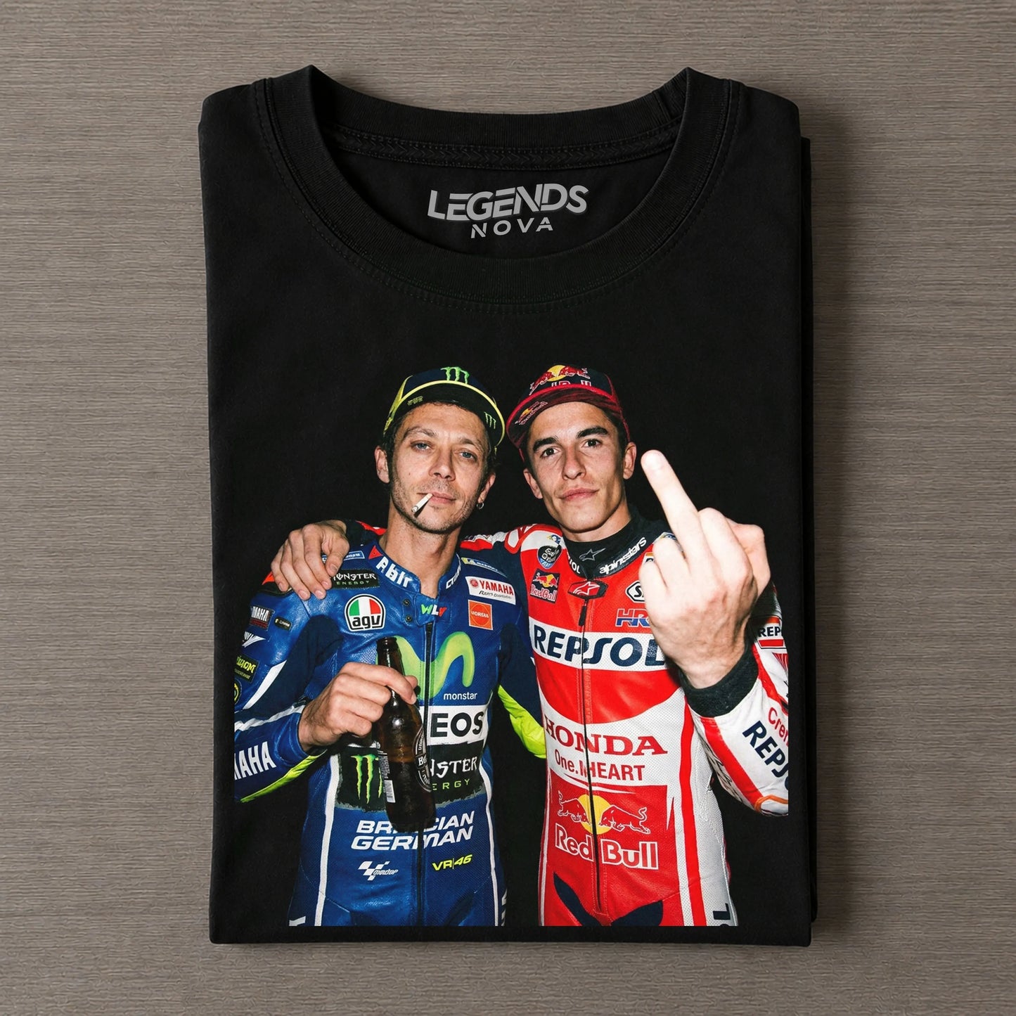 Valentino Rossi & Marc Marquez Moto GP Tee