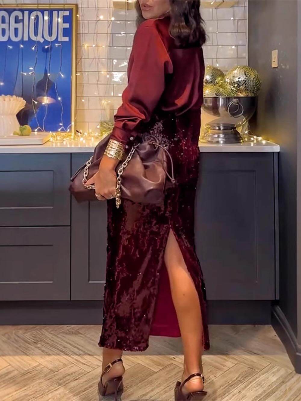 Classic Sequin Casual Party Skirt