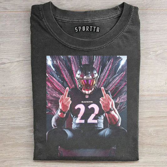 Derrick Henry King Henry NFL Baltimore Ravens #22 T-shirt