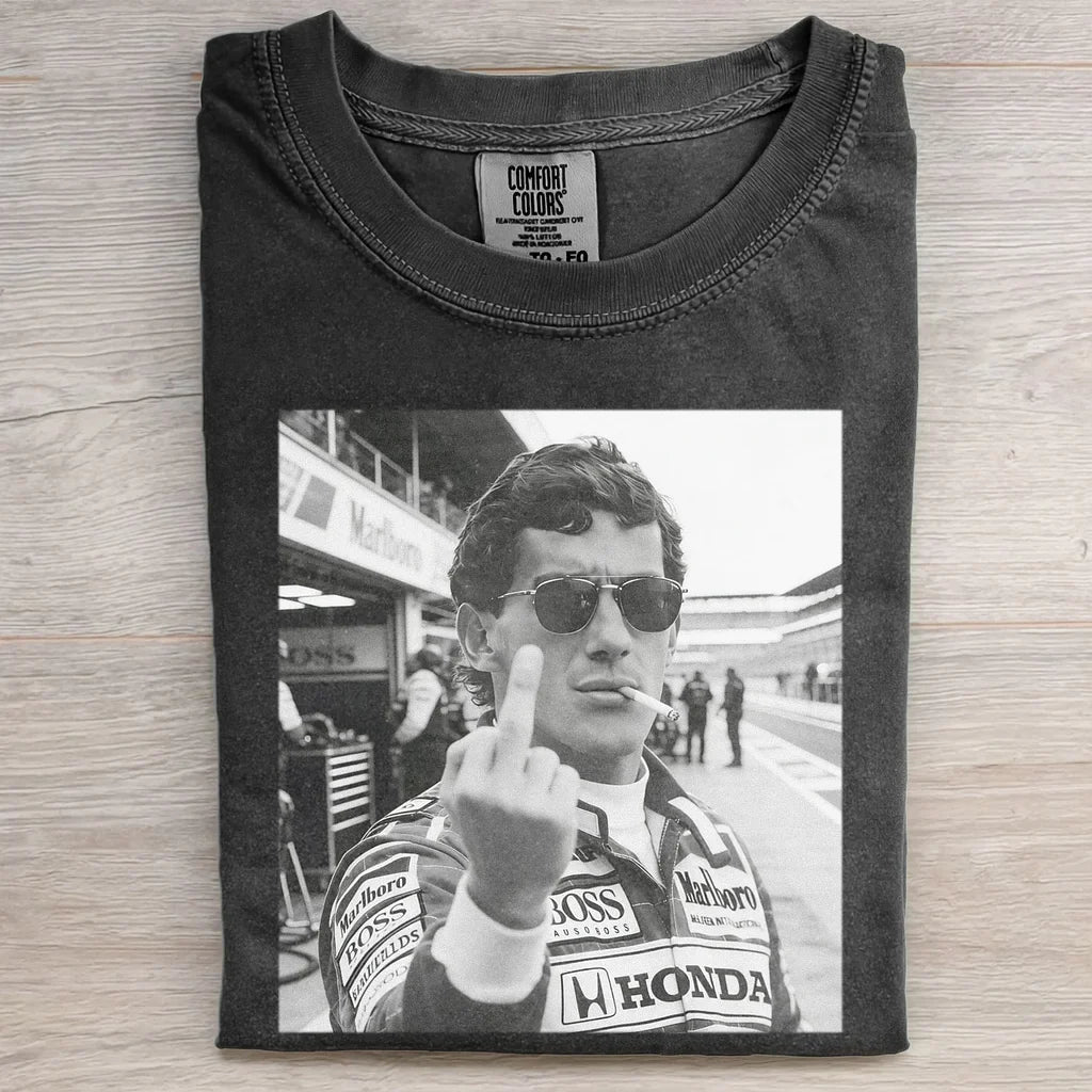 F1 Ayrton Senna Funny Meme T-Shirt