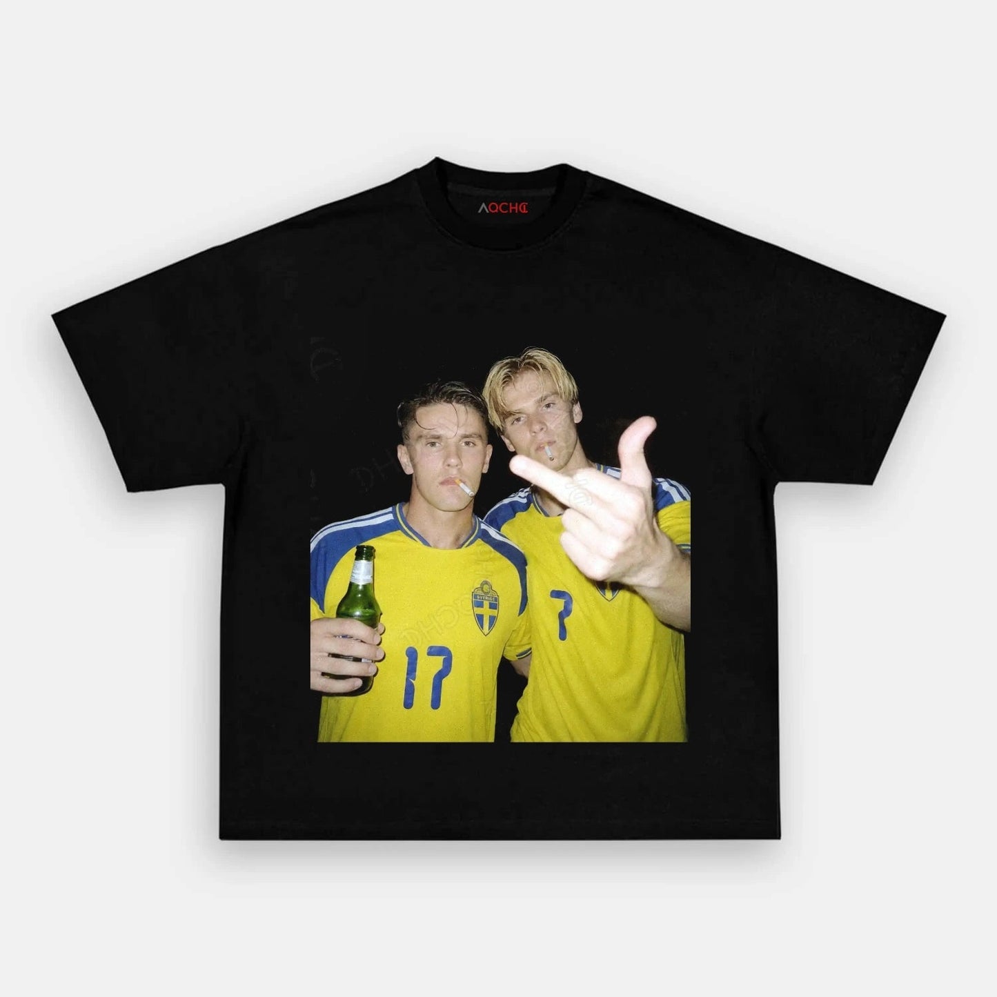 Sweden Football Style Tee 3.4