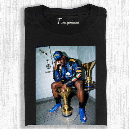 T-Shirt mit Meistertrophäen-Jubel-Print