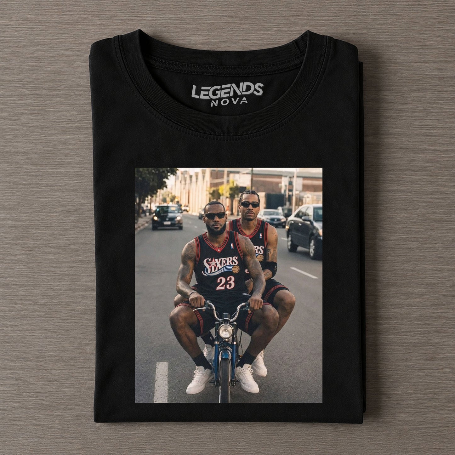 LeBron James & Allen Iverson Funny Tee
